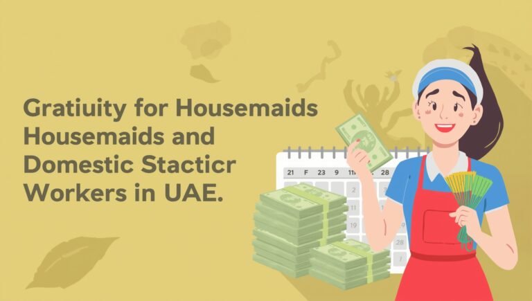 What is Gratuity for Housemaids and Domestic Workers UAE