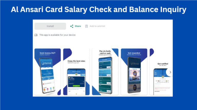 Al Ansari Card Salary Check and Balance Inquiry